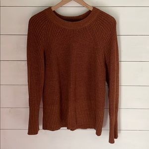 Burnt orange sweater